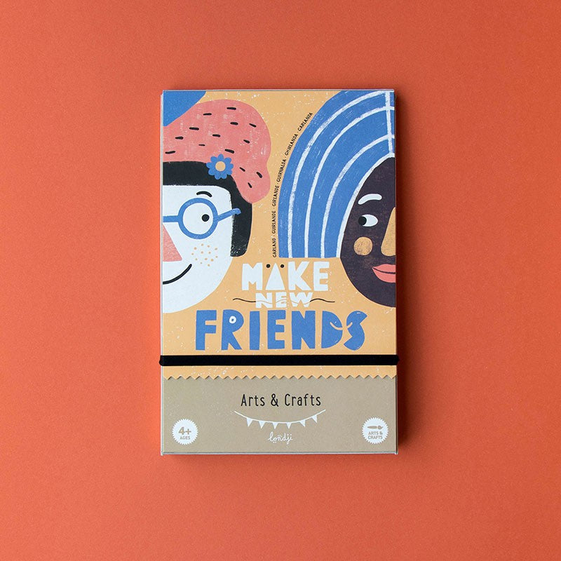„Neue Freunde finden“ DIY Girlanden-Aktivität