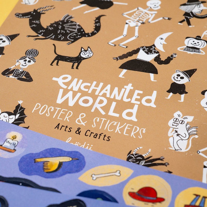 Removable Stickers & Poster Set, Enchanted