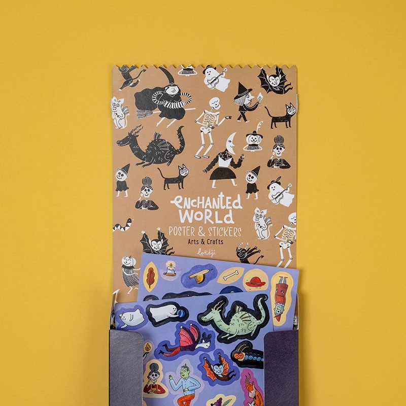 Removable Stickers & Poster Set, Enchanted