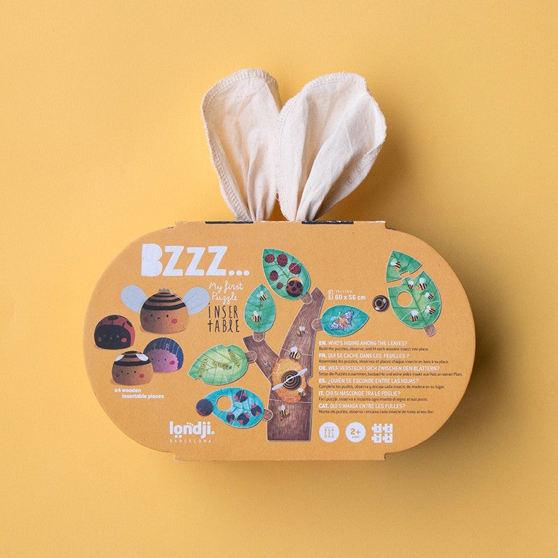 Londji 4-in-1 Puzzles, Bzzz