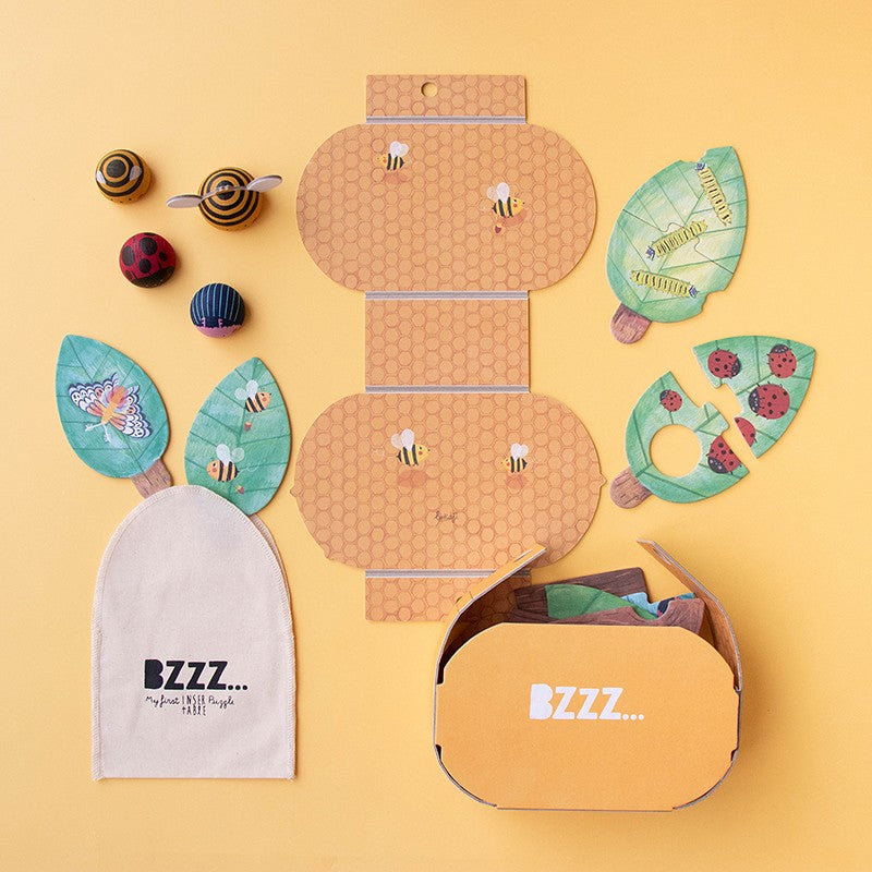 Londji 4-in-1 Puzzles, Bzzz