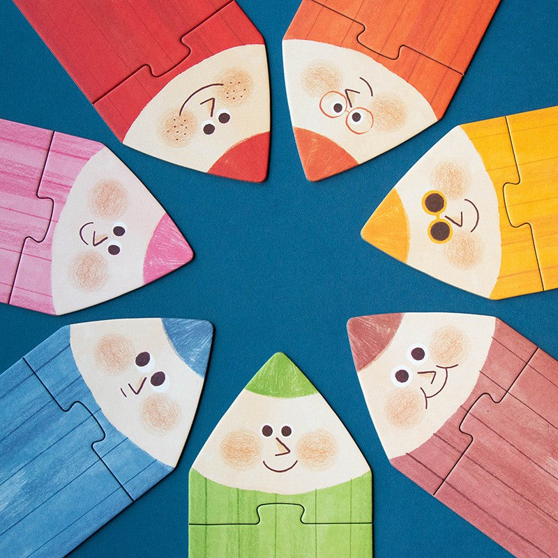 Londji 7-in-1 Puzzles, My Colours