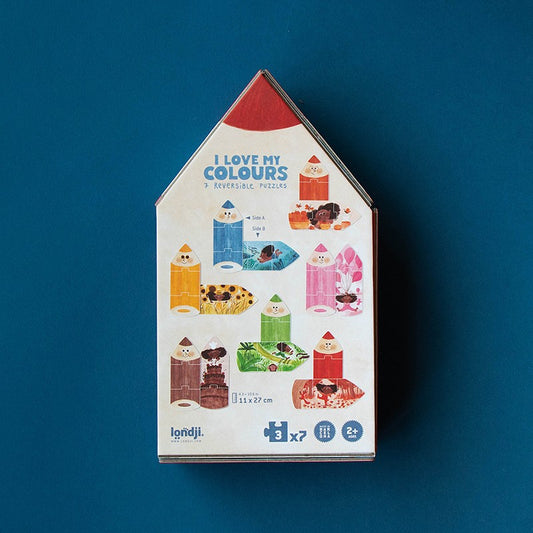 Londji 7-in-1 Puzzles, My Colours