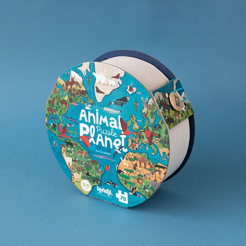 70-teiliges Puzzle „Planet der Tiere“