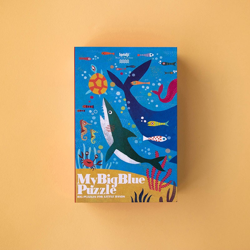 36-teiliges Puzzle „Mein großes blaues Puzzle“
