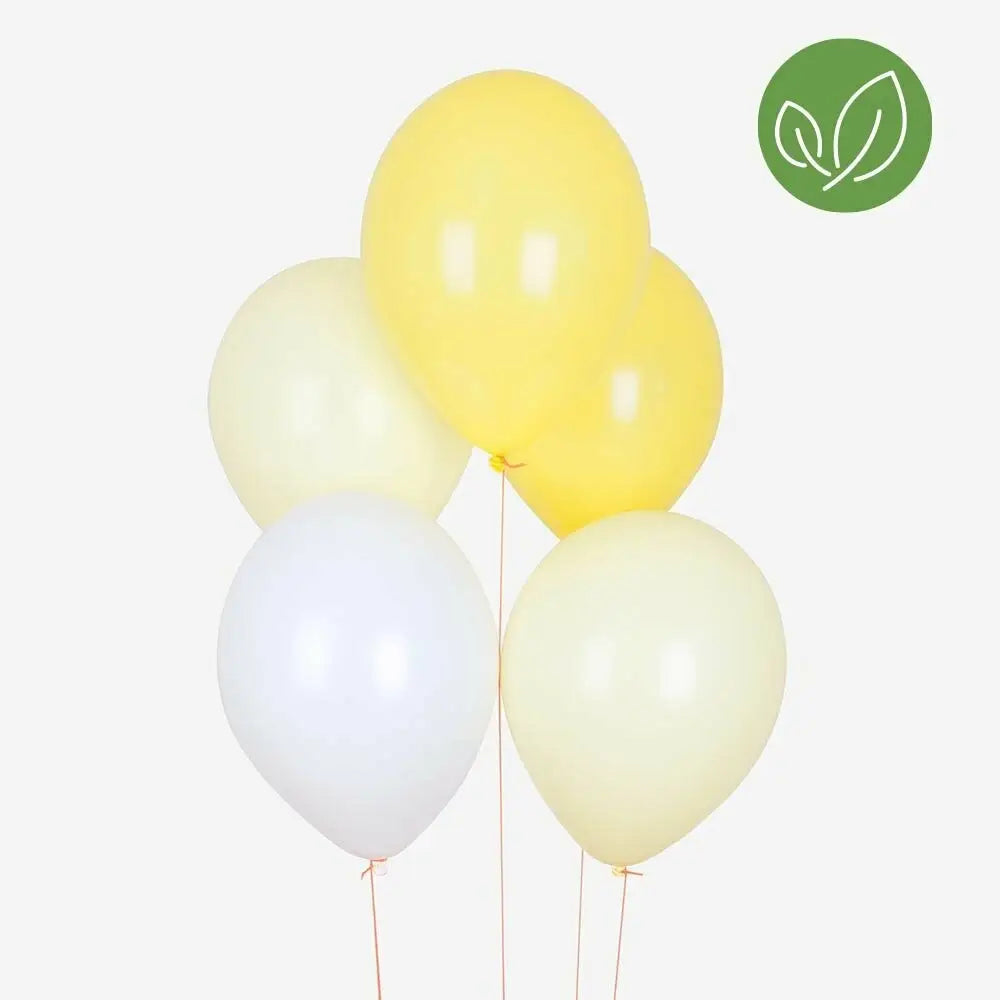 Latex Balloons, Set of 10 ''Yellow Mix''