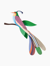 Lade das Bild in den Galerie-Viewer, 3D-Wanddekoration „Paradiesvogel Maya“.
