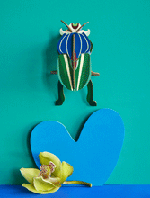 Lade das Bild in den Galerie-Viewer, Studio-Dach &#39;&#39;Mimela Scarab Käfer&#39;&#39; Dekoration

