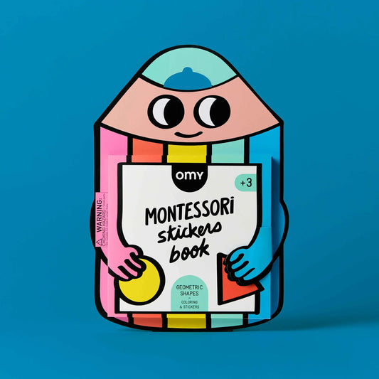 OMY Montessori Sticker Book, Geometric Shapes