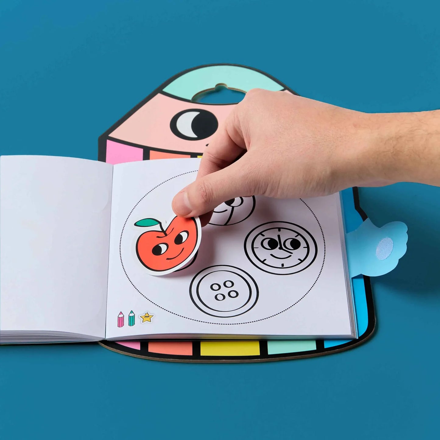 OMY Montessori Stickerbuch, Geometrische Formen