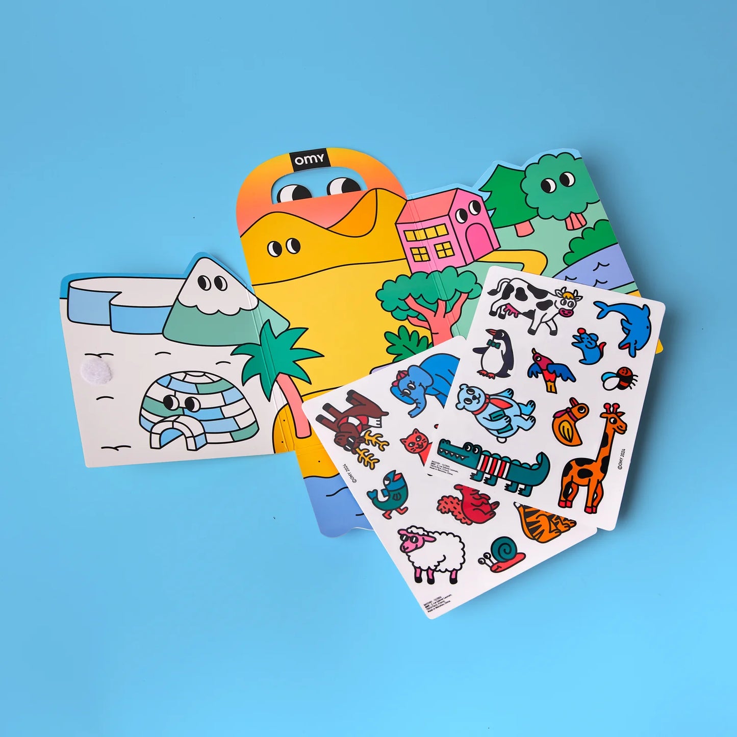 Montessori Stickers Set, Animals