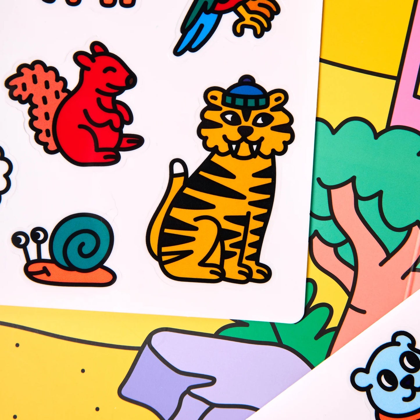 Montessori Stickers Set, Animals