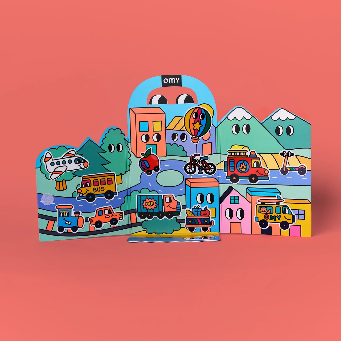 Montessori Stickers Set ''Vroom Vroom''