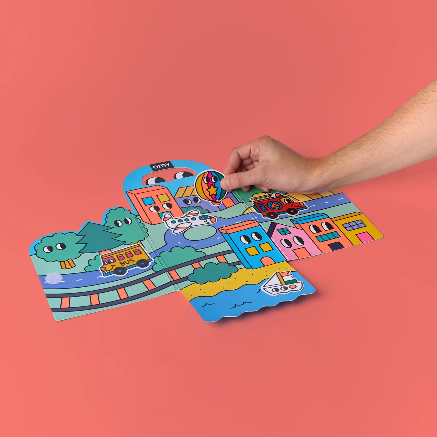 Montessori Stickers Set ''Vroom Vroom''