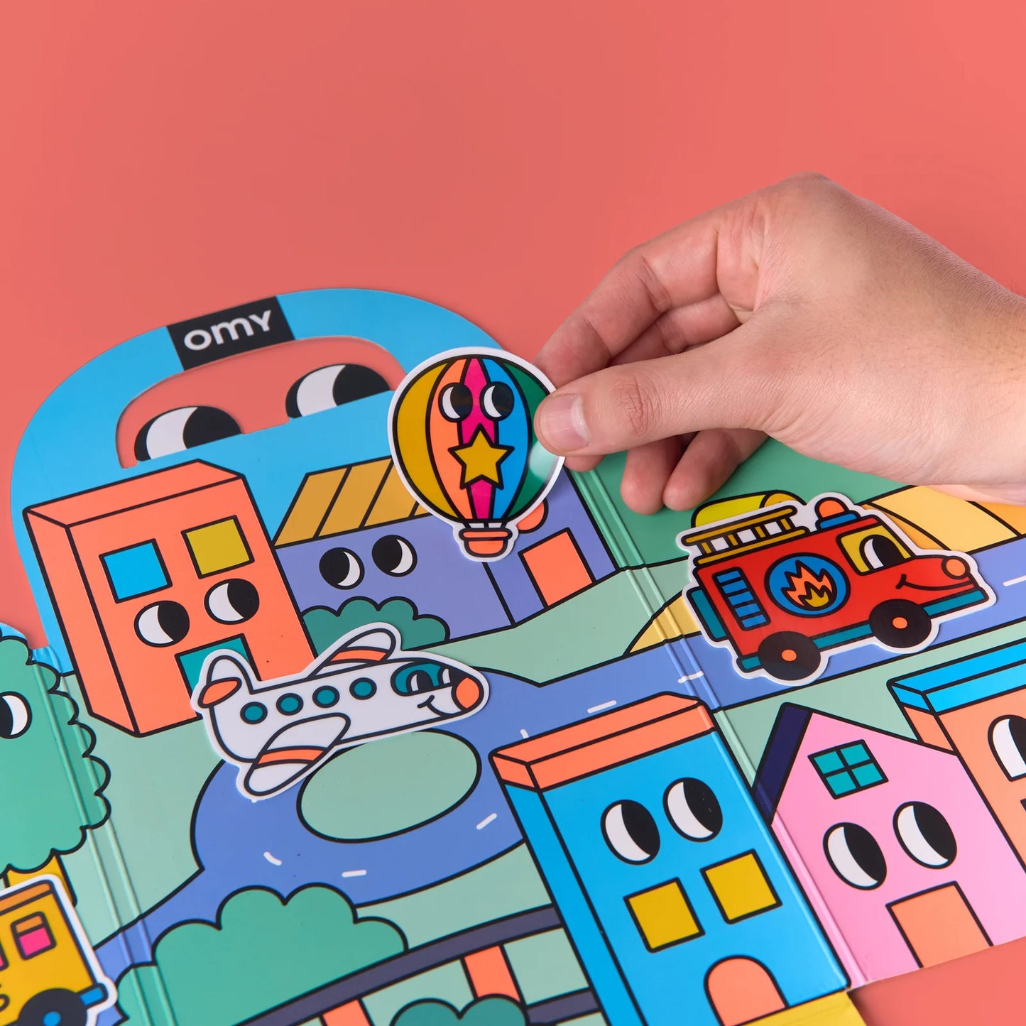 Montessori Stickers Set ''Vroom Vroom''