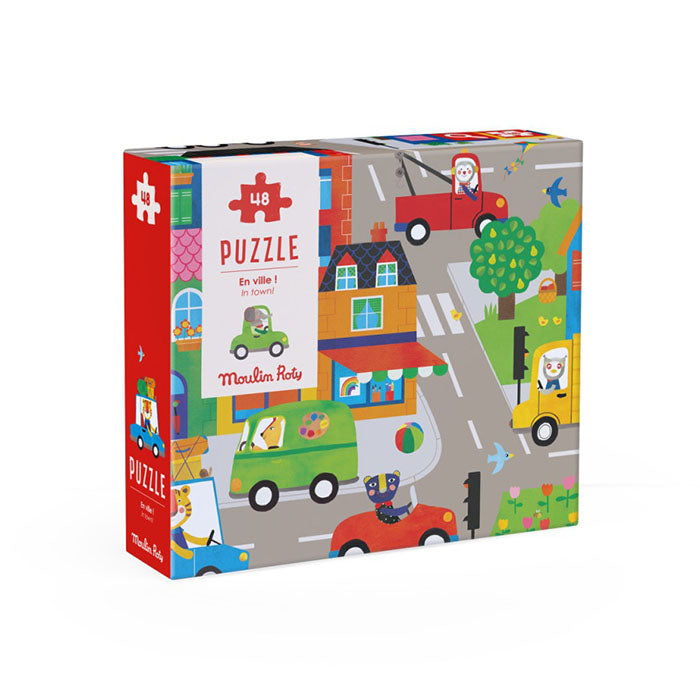 Puzzle ''In the City'' 48 Pieces