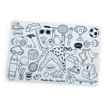 Load image into Gallery viewer, Washable Mini Colour-In Table Placemat Set, Loufoques
