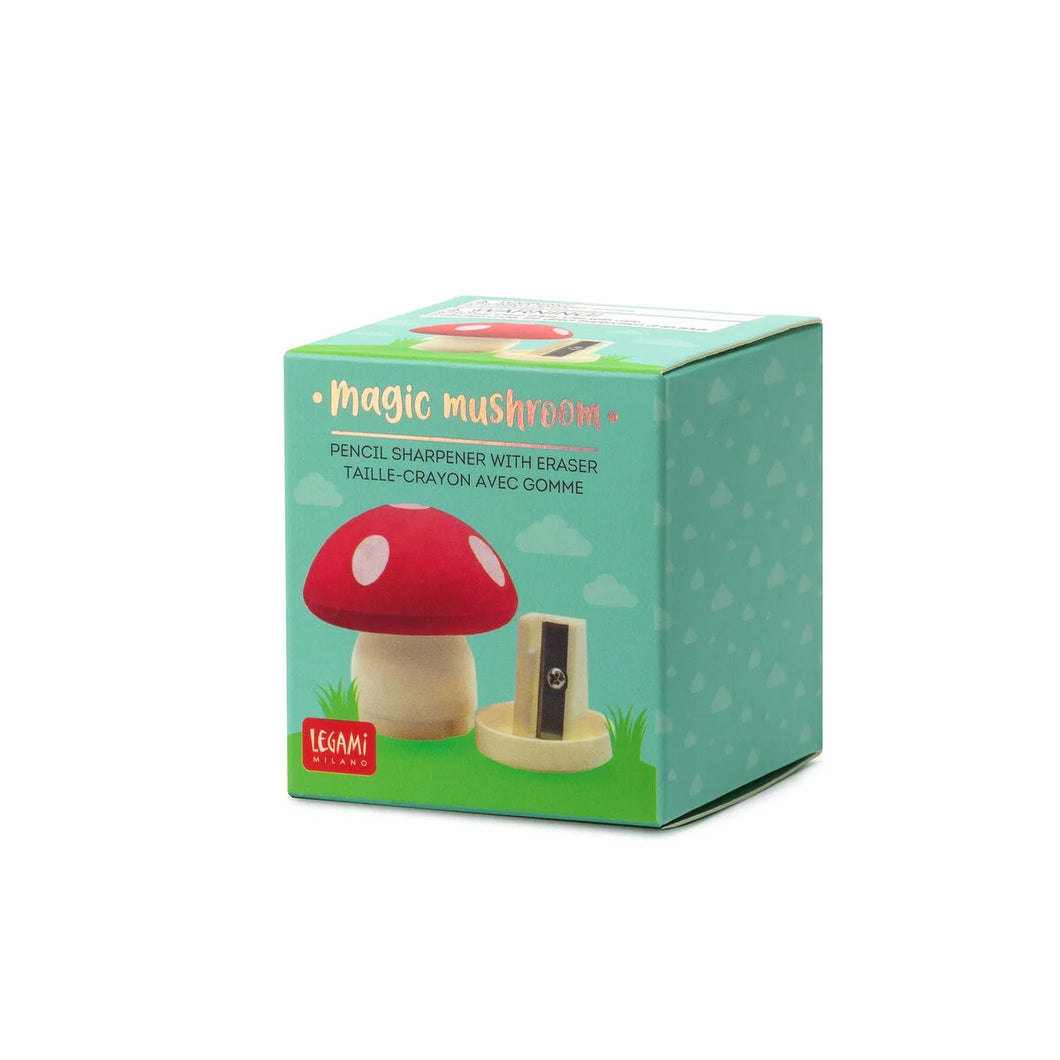 Mushroom Eraser and Sharpener Set