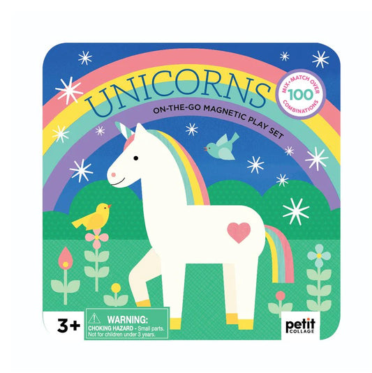Magnetisches Set für unterwegs Spiel, Einhorn