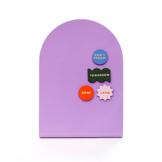 Inkerie Magnetic Memo Board, Purple