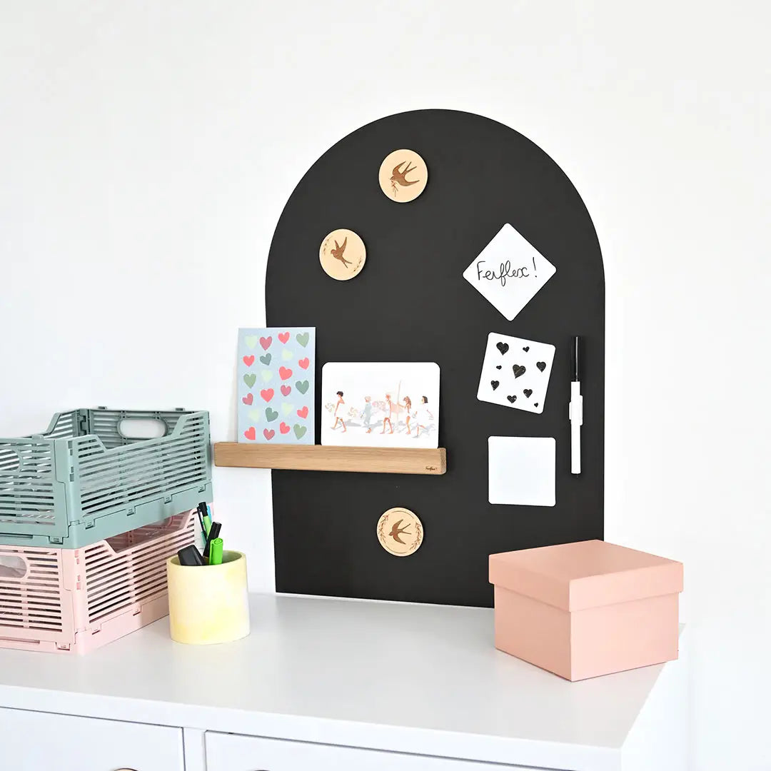 Magnettafel-Set „Arch Black“, klein