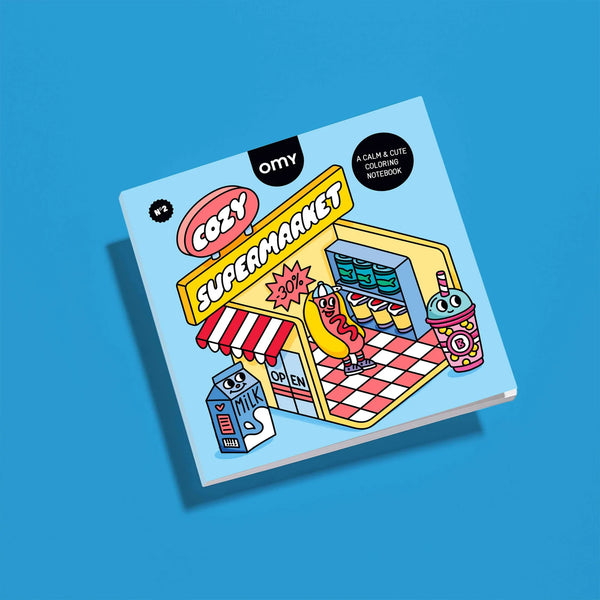 Colouring Book: Cozy Supermarket