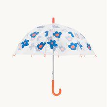 Load image into Gallery viewer, Kids Umbrella &#39;&#39;Blue Flowers&#39;&#39;
