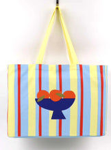 Load image into Gallery viewer, Large Tote Bag &#39;&#39;Fruit Stripe&#39;&#39;

