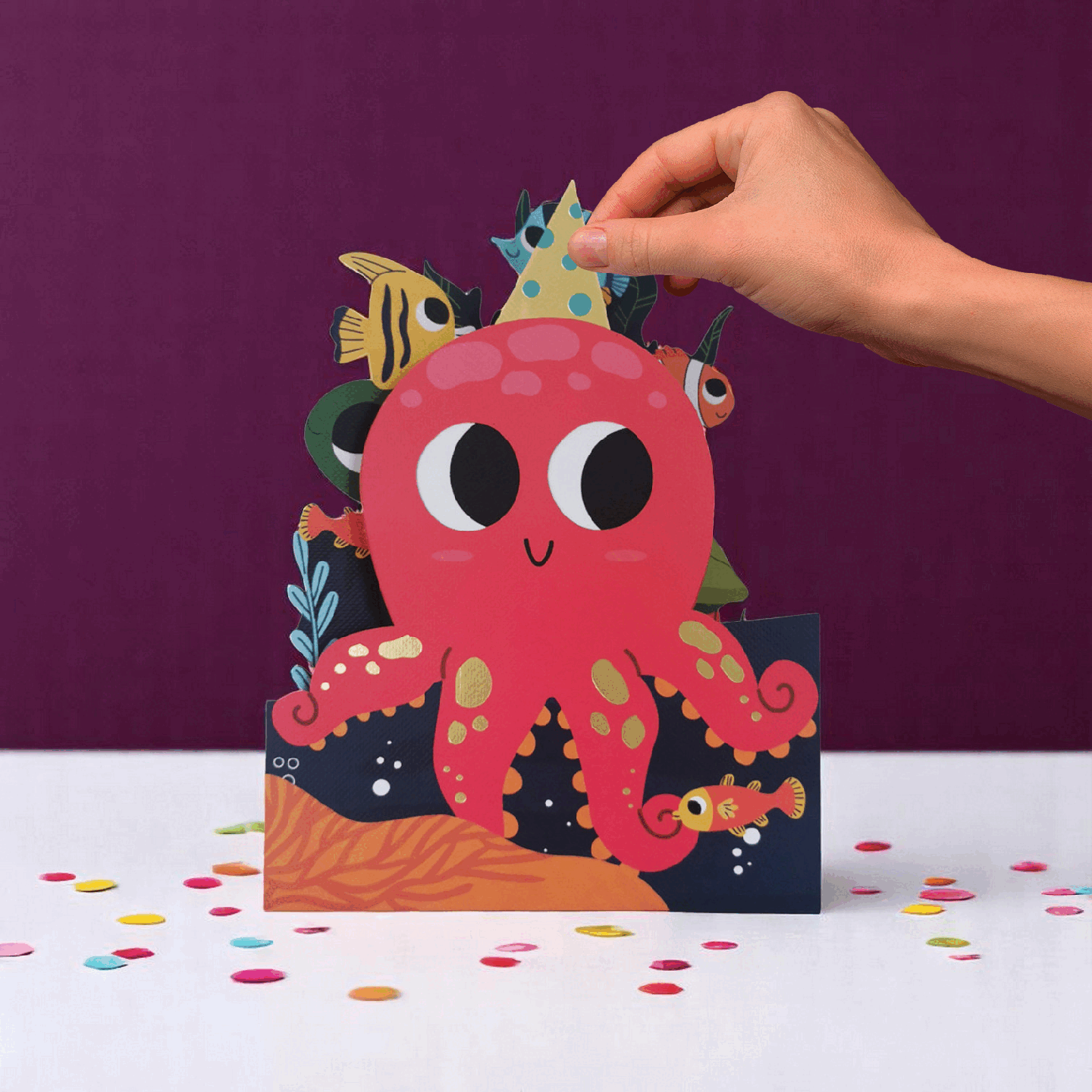 Birthday Card, Octopus
