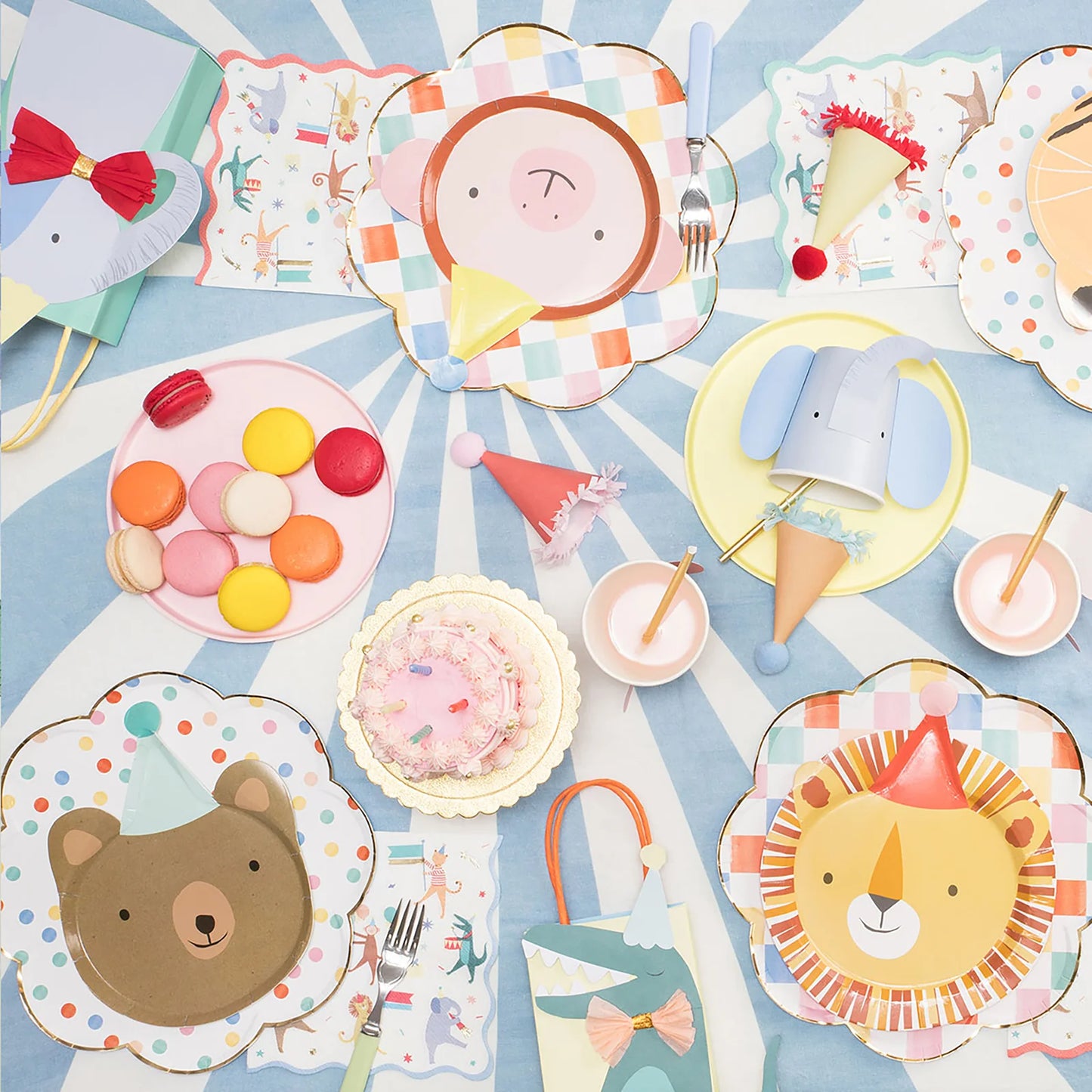 Party Plates, Animal Parade
