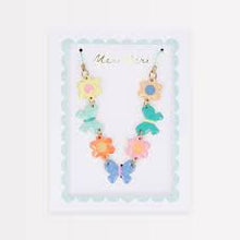 Load image into Gallery viewer, Meri Meri Kids Necklace &#39;&#39;Butterflies &amp; Flowers&#39;&#39;
