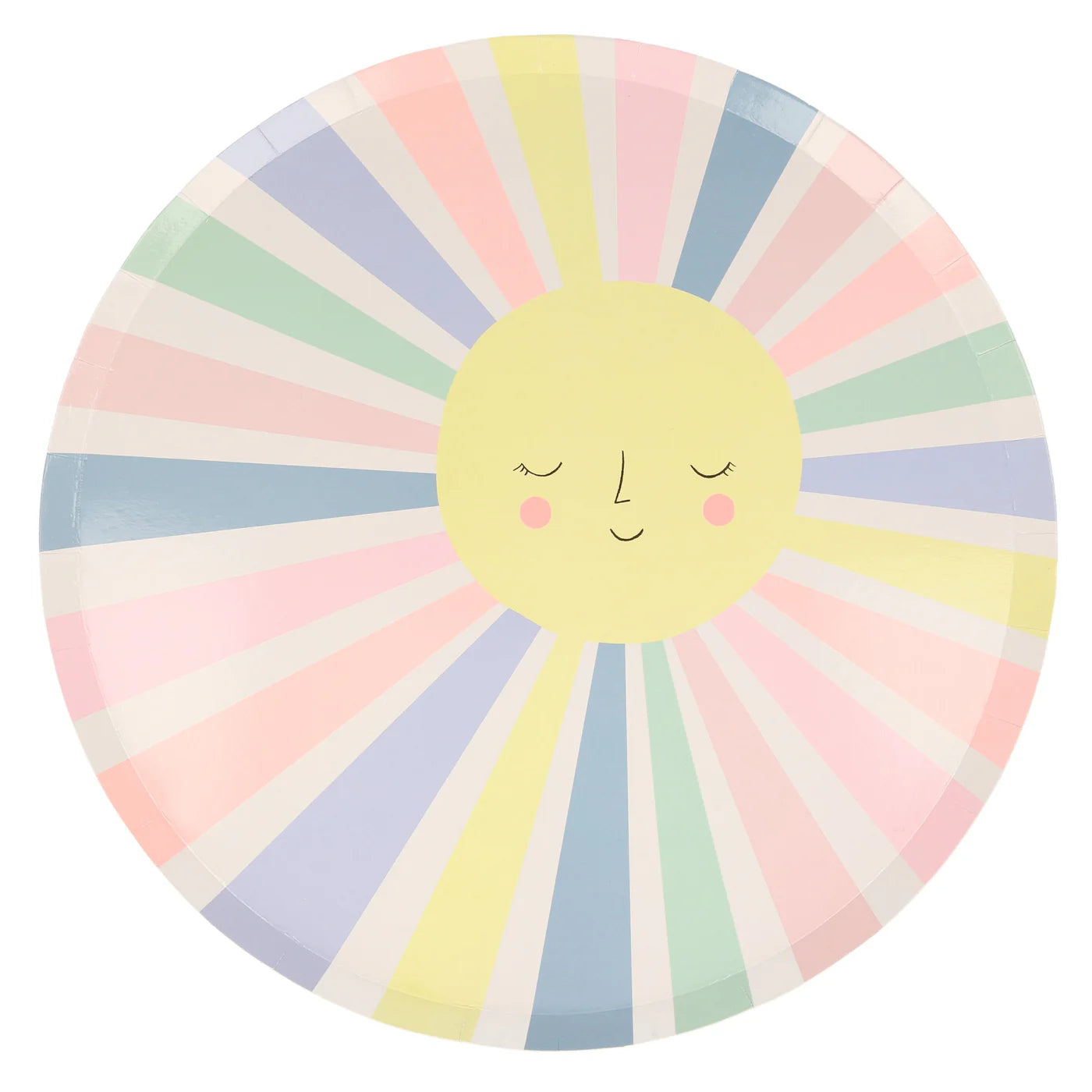 Party Plates, Rainbow Sun