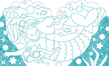 Load image into Gallery viewer, Colouring Book with Sitckers, Mermaids
