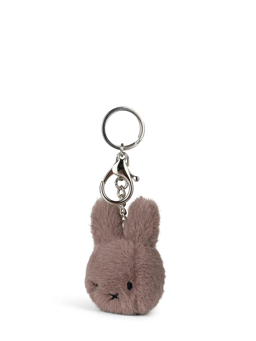 Miffy Fuzzy Keychain, Taupe