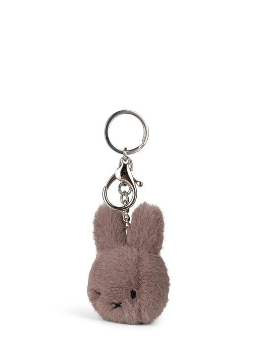 Miffy Fuzzy Keychain, Taupe