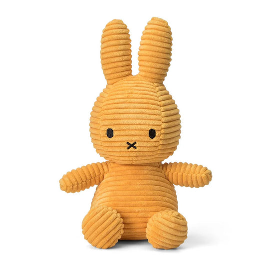 Miffy Soft Toy, Miffy Sitting Eco Corduroy Yellow 23cm