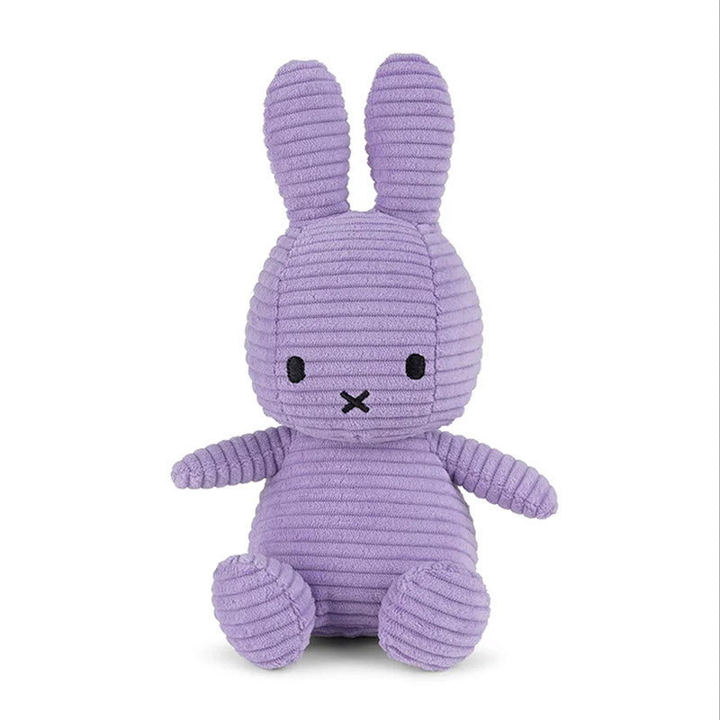 Miffy Plüschtier ''Miffy sitzend Eco Corduroy Flieder'' 23cm