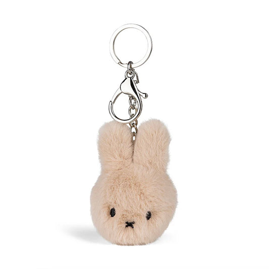 Miffy Fuzzy Keychain, Beige