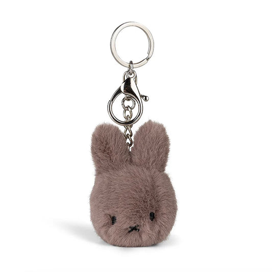 Miffy Fuzzy Keychain, Taupe