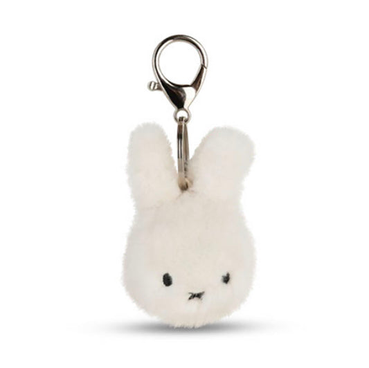 Miffy Fuzzy Keychain, Off White