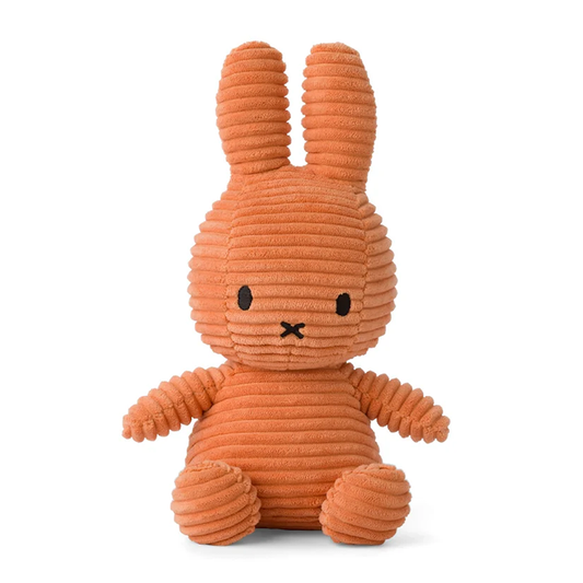 Miffy Soft Toy, Miffy Sitting Corduroy Pumpkin 23cm