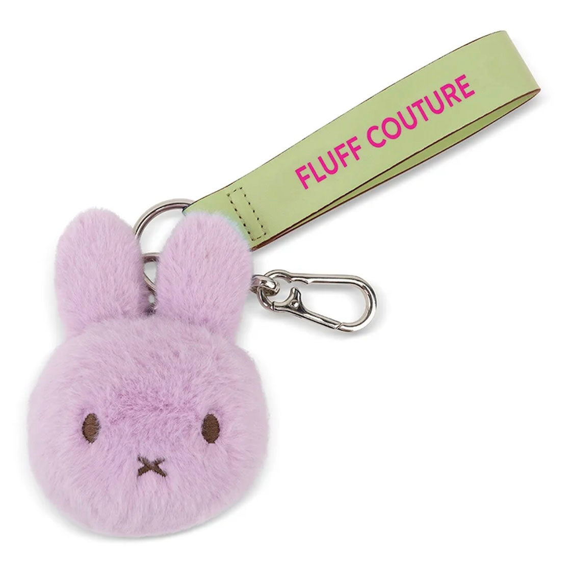 Miffy ECO Fuzzy Bag Charm, Lilac