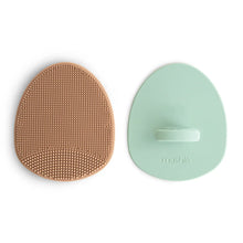 Load image into Gallery viewer, Craddle Cap Brush 2 Pack &#39;&#39; Natural / Cambridge Blue&#39;&#39;
