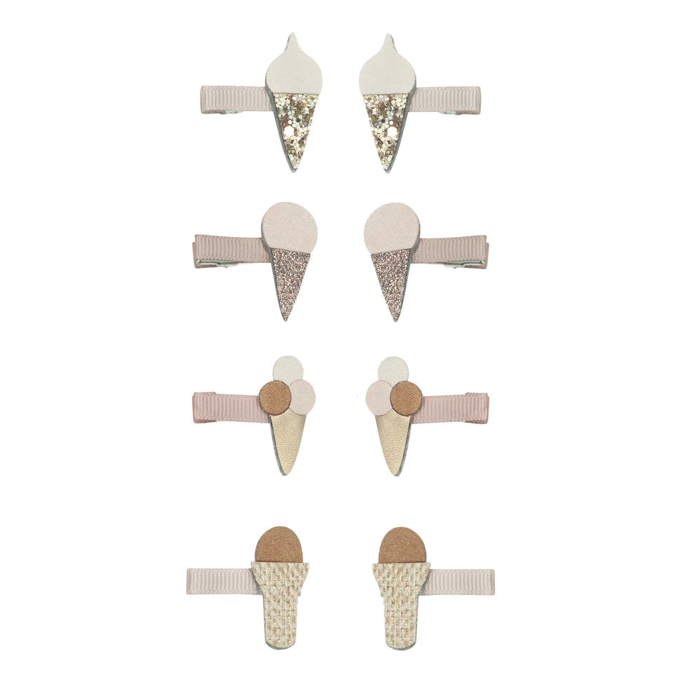 Mini Hair Clips ''Ice Cream''