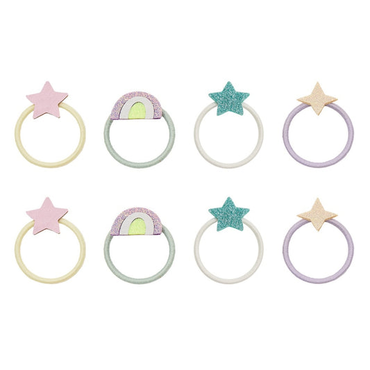Mini Hair Bands, Rainbows and Stars