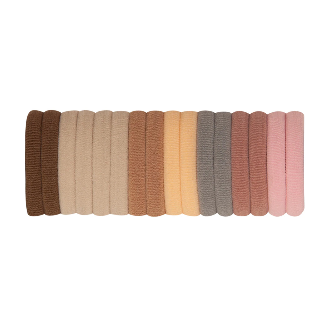 Hair Bands ''Mini Towelling Ponies'' Pinks