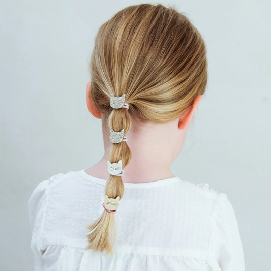 Mini-Haarbänder ''Süße Katze''