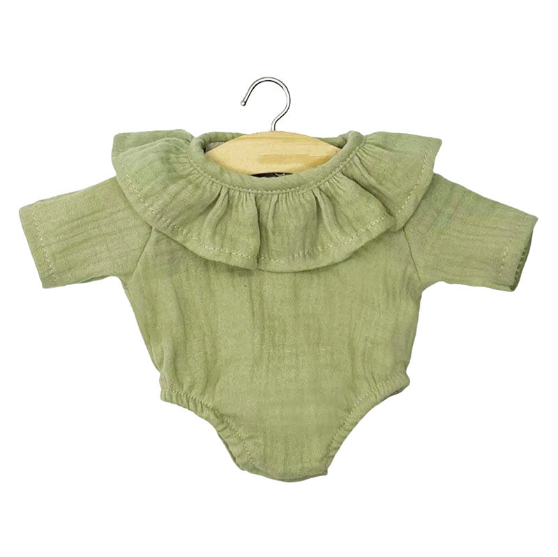 Minikane Doll Clothing, Romper with Ruffled Collar, 34 / 37cm