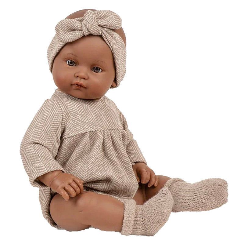 Minikane Bambini Doll ''Augustine'' 47cm Beige Romper & Headband
