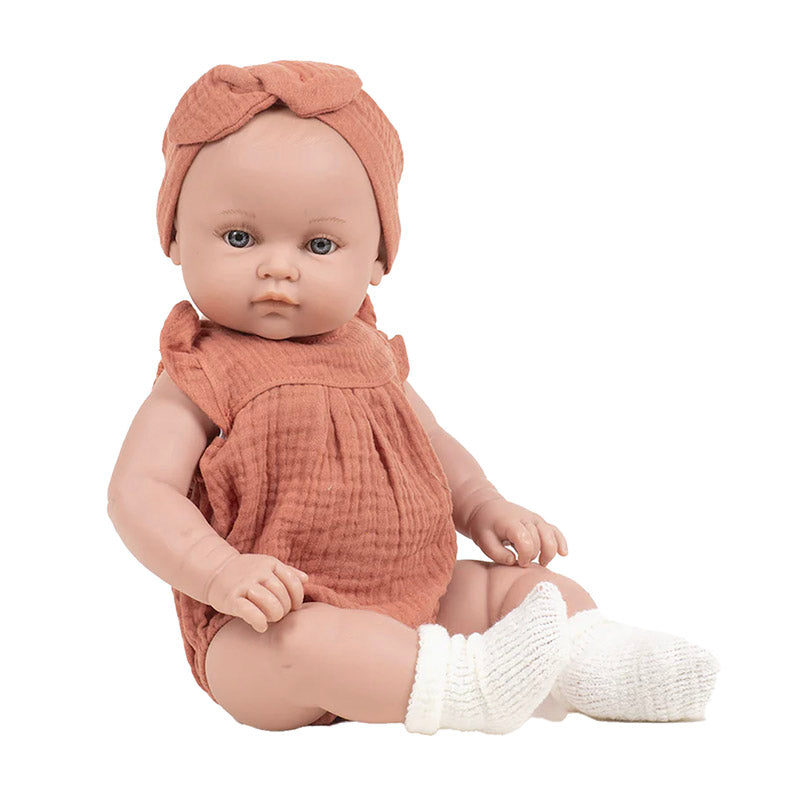 Minikane Bambini Doll ''Yaelle'' 47cm Marsala Romper